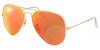 Matte gold/Brown mirror red Polarized (112/4D)